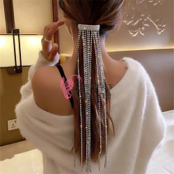 Accesoriu pentru decor par TRD046AA Argintiu cu 15 siraguri Luxury cu clema de prindere